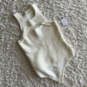 Abercrombie Sweater Cutout Bodysuit